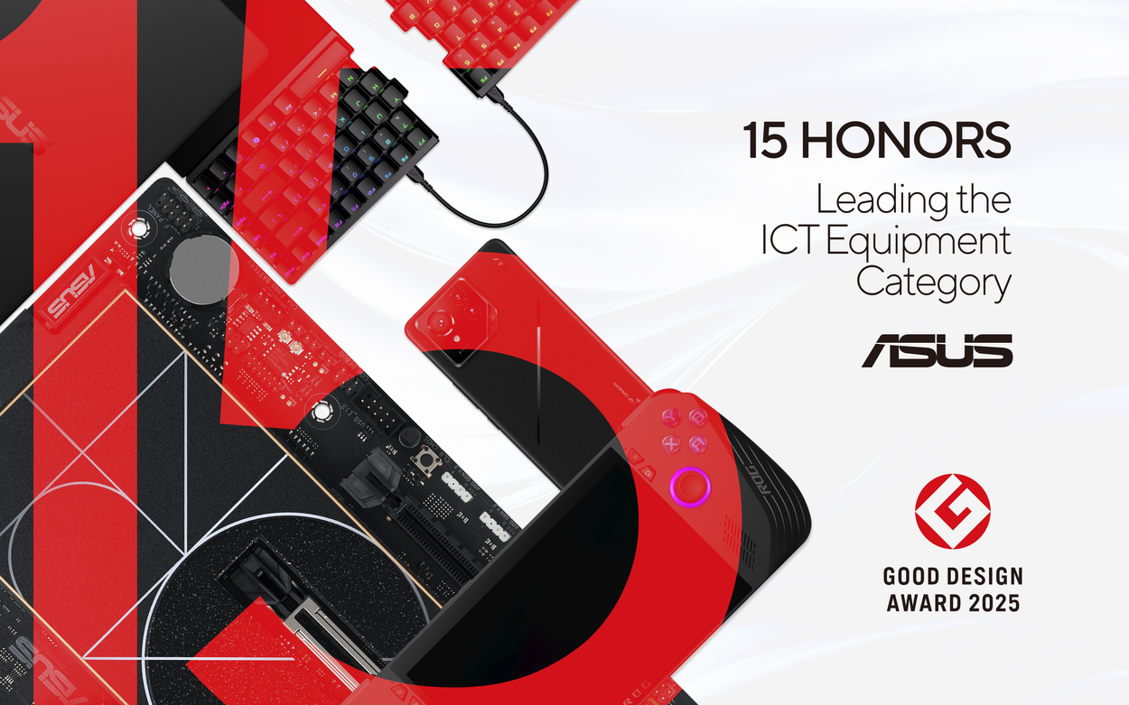 ASUS Earns 15 Honors at Good Design Awards 2025